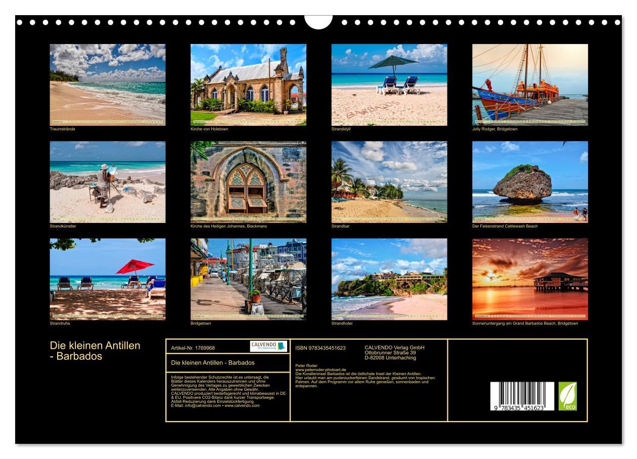 Bild: 9783435451623 | Die kleinen Antillen - Barbados (Wandkalender 2025 DIN A3 quer),...