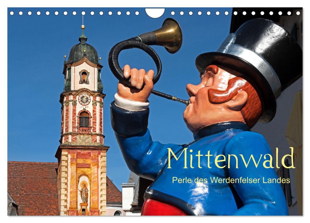 Cover: 9783383860539 | Mittenwald - Perle des Werdenfelser Landes (Wandkalender 2025 DIN...