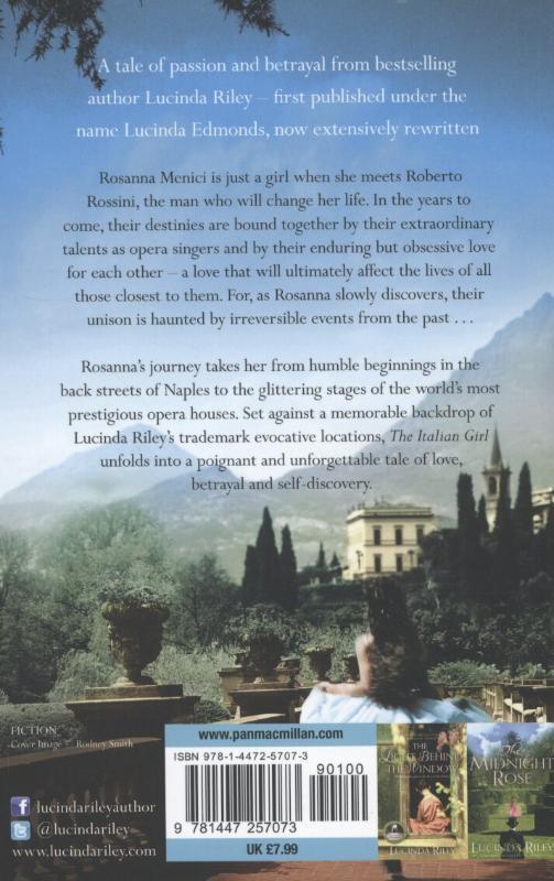 Rückseite: 9781447257073 | The Italian Girl | Lucinda Riley | Taschenbuch | 576 S. | Englisch