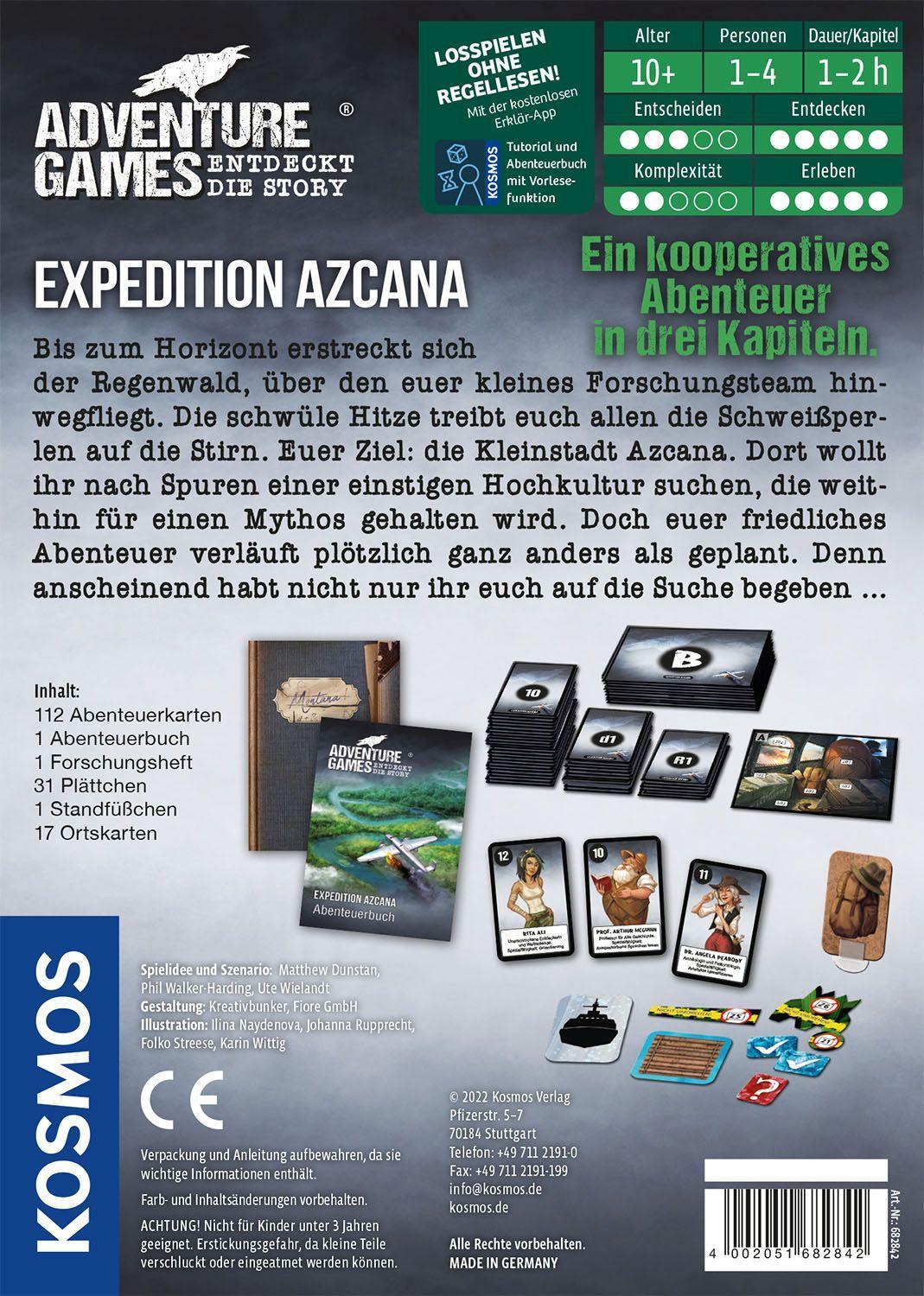 Bild: 4002051682842 | Adventure Games - Expedition Azcana | Spiel | 682842 | Deutsch | 2022