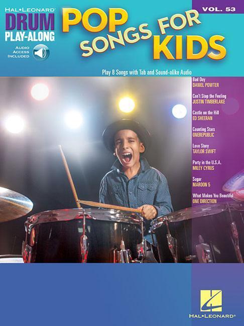 Cover: 888680953560 | Pop Songs for Kids | Drum Play-Along Volume 53 | Taschenbuch | 2019