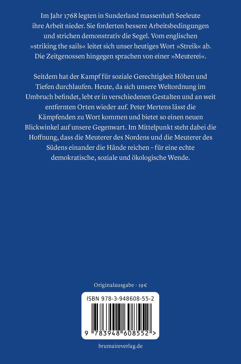 Rückseite: 9783948608552 | Meuterei | Wie unsere Weltordnung ins Wanken gerät | Peter Mertens