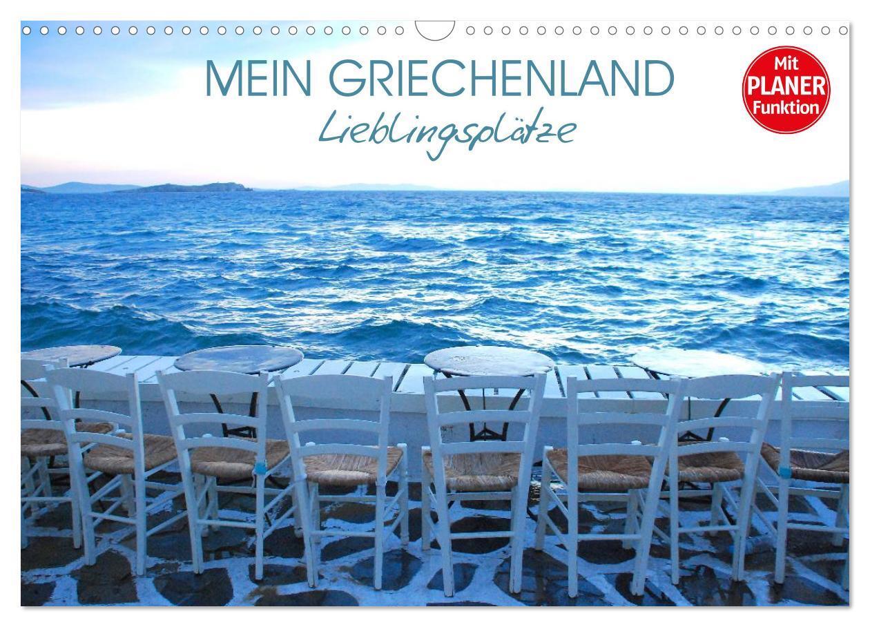 Cover: 9783435519248 | Mein Griechenland - Lieblingsplätze (Wandkalender 2025 DIN A3...