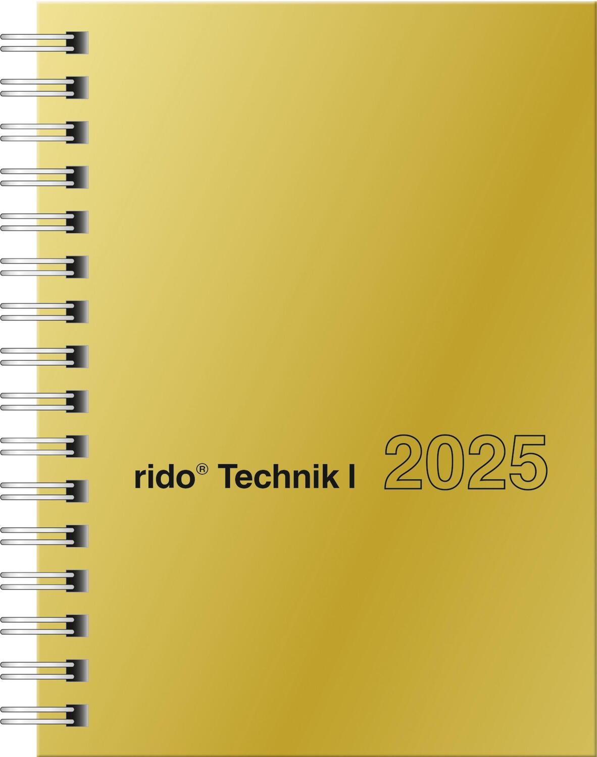 Cover: 4003273783799 | rido/idé 7013121915 Taschenkalender Modell perfect/Technik I (2025)...