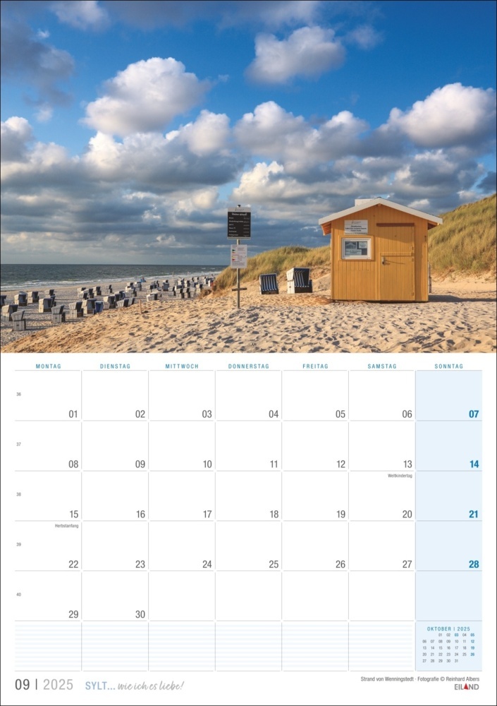 Bild: 9783964023438 | Sylt ... wie ich es liebe Kalender 2025 | Kalender | 13 S. | Deutsch