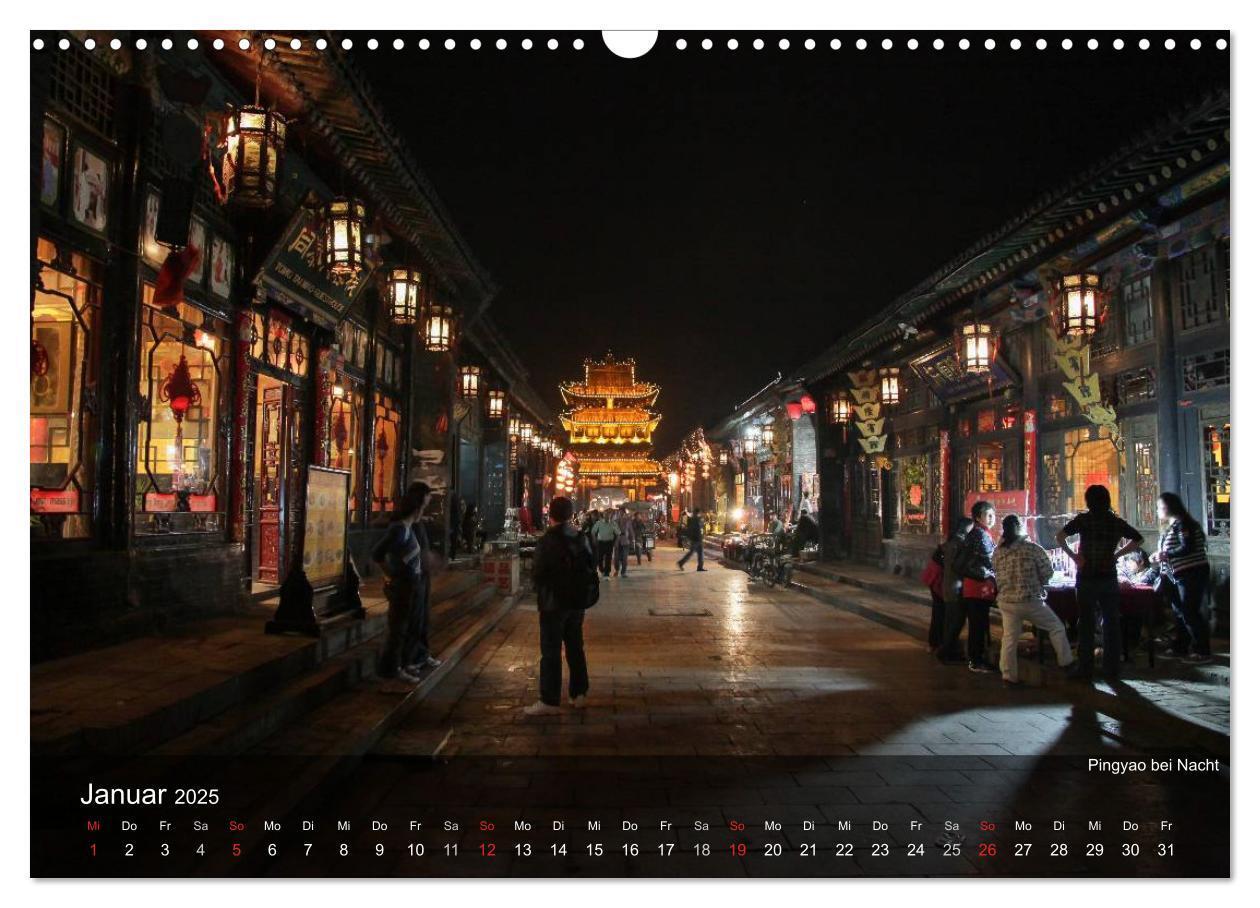 Bild: 9783435720446 | Erlebe China (Wandkalender 2025 DIN A3 quer), CALVENDO Monatskalender