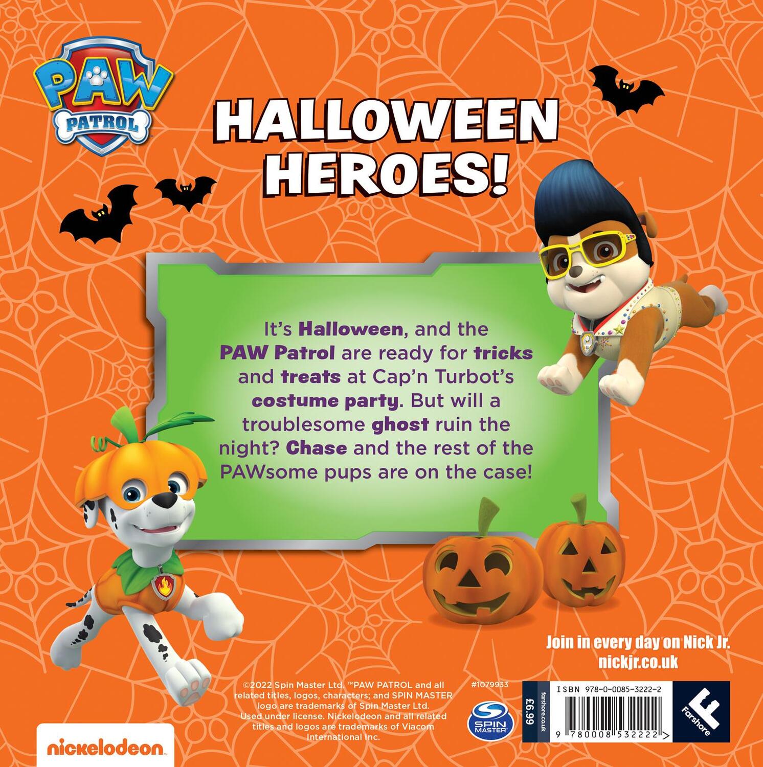 Rückseite: 9780008532222 | PAW Patrol Picture Book - Halloween Heroes! | Paw Patrol | Taschenbuch