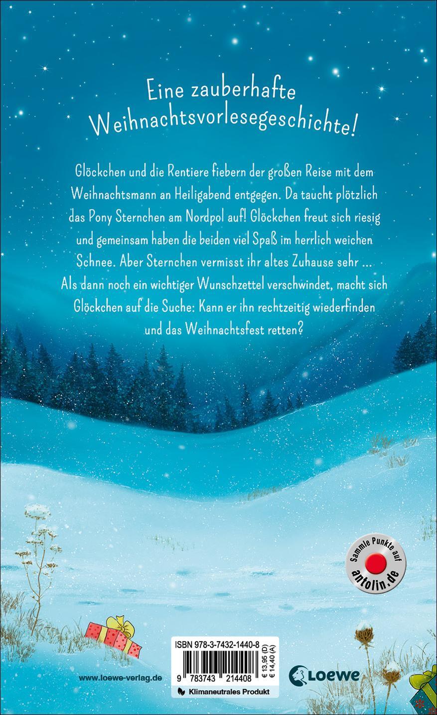 Rückseite: 9783743214408 | Glöckchen, das Weihnachtspony - Ein magisches Winterwunder | Moser