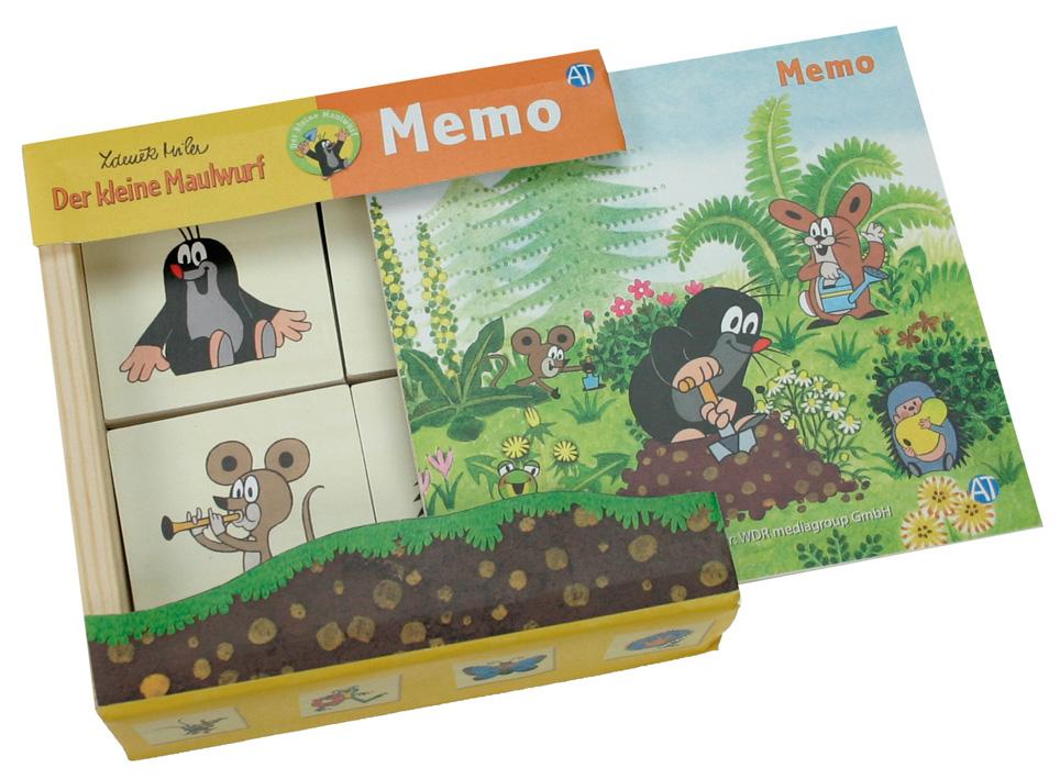 Cover: 4260286392220 | Holz-Memo "Der kleine Maulwurf" | Zdenek Miler | Spiel | Brettspiel