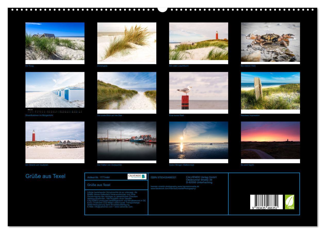 Bild: 9783435466351 | Grüße aus Texel (hochwertiger Premium Wandkalender 2025 DIN A2...