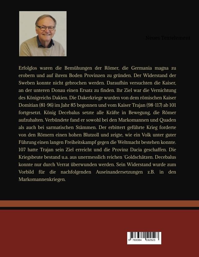 Rückseite: 9783384192523 | Die Dakerkriege 85-89 und 101-106 | Walter Krüger | Taschenbuch | 2024