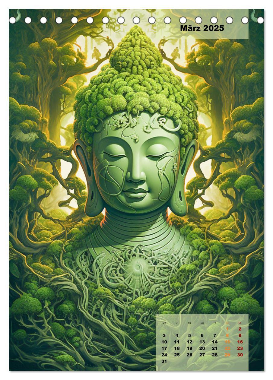 Bild: 9783435858088 | Jade Buddha - Finde die innere Mitte (Tischkalender 2025 DIN A5...