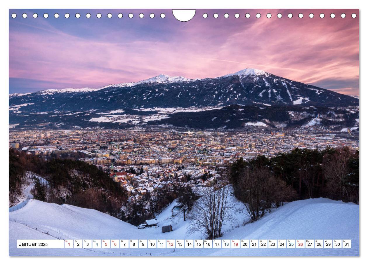 Bild: 9783435189984 | Innsbruck - Hauptstadt der Alpen (Wandkalender 2025 DIN A4 quer),...