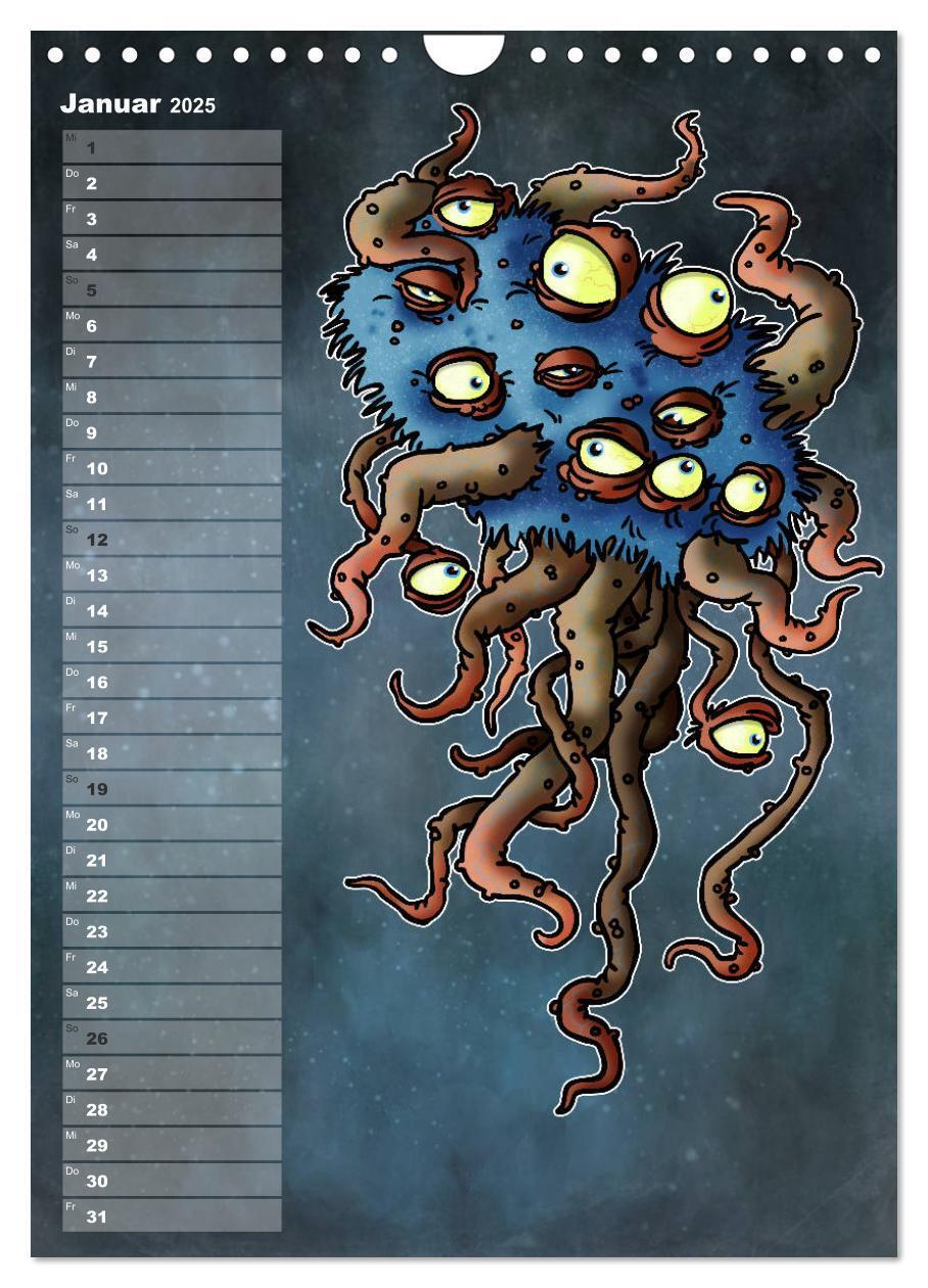 Bild: 9783435996148 | Bestiarium Vladi Krafft (Wandkalender 2025 DIN A4 hoch), CALVENDO...