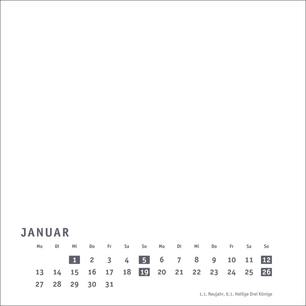 Bild: 9783756407866 | Premium-Bastelkalender weiß klein 2025 | Kalender | Spiralbindung