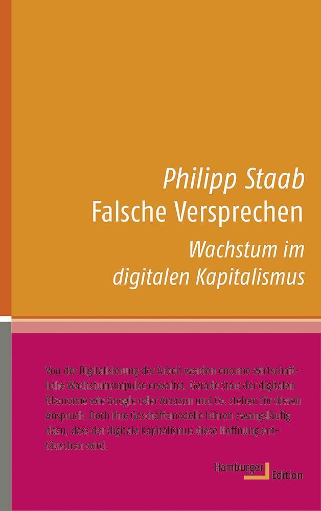 Cover: 9783868543056 | Falsche Versprechen | Wachstum im digitalen Kapitalismus | Staab