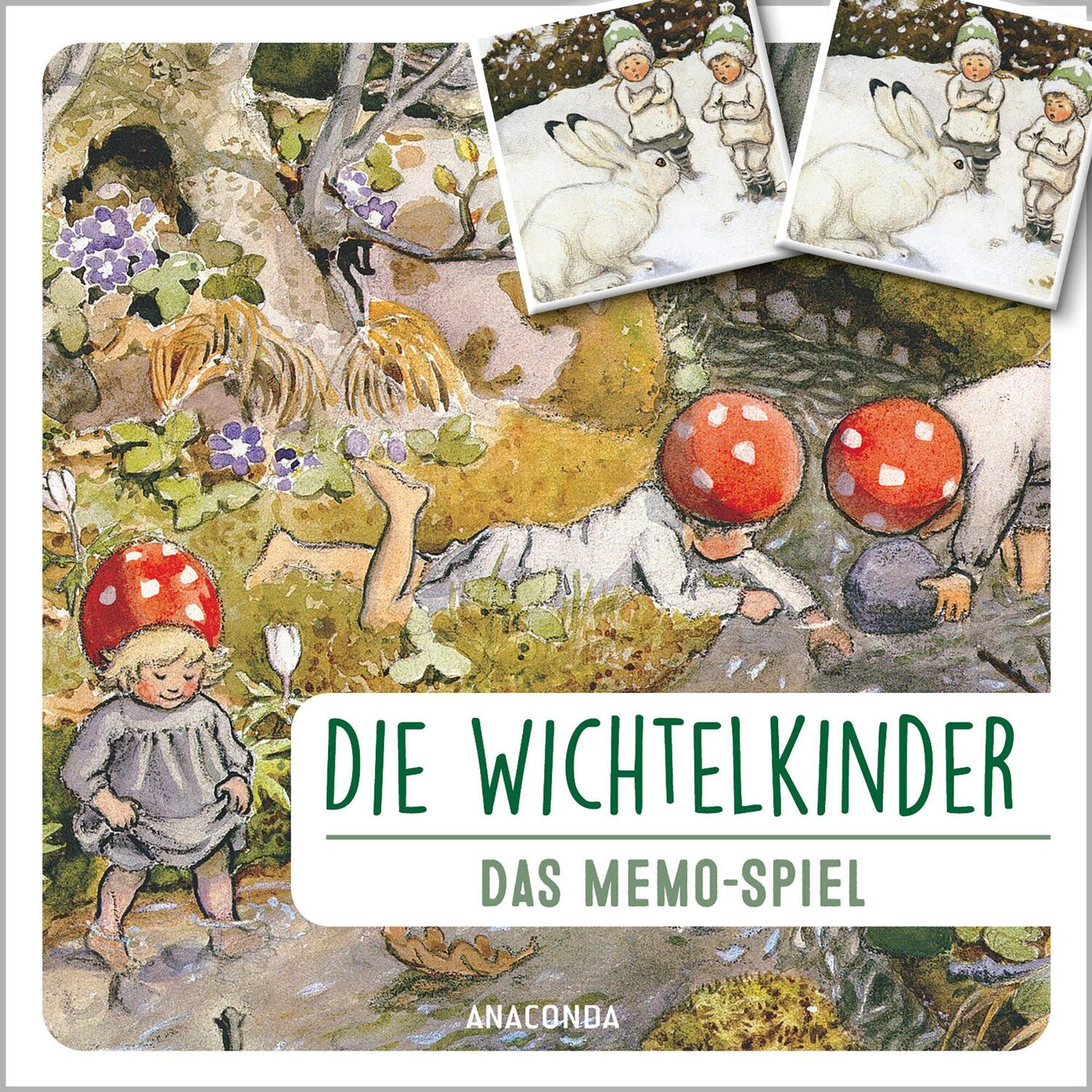 Bild: 4250940200169 | Die Wichtelkinder - Memospiel mit 40 Karten - | Anaconda Verlag | 2024