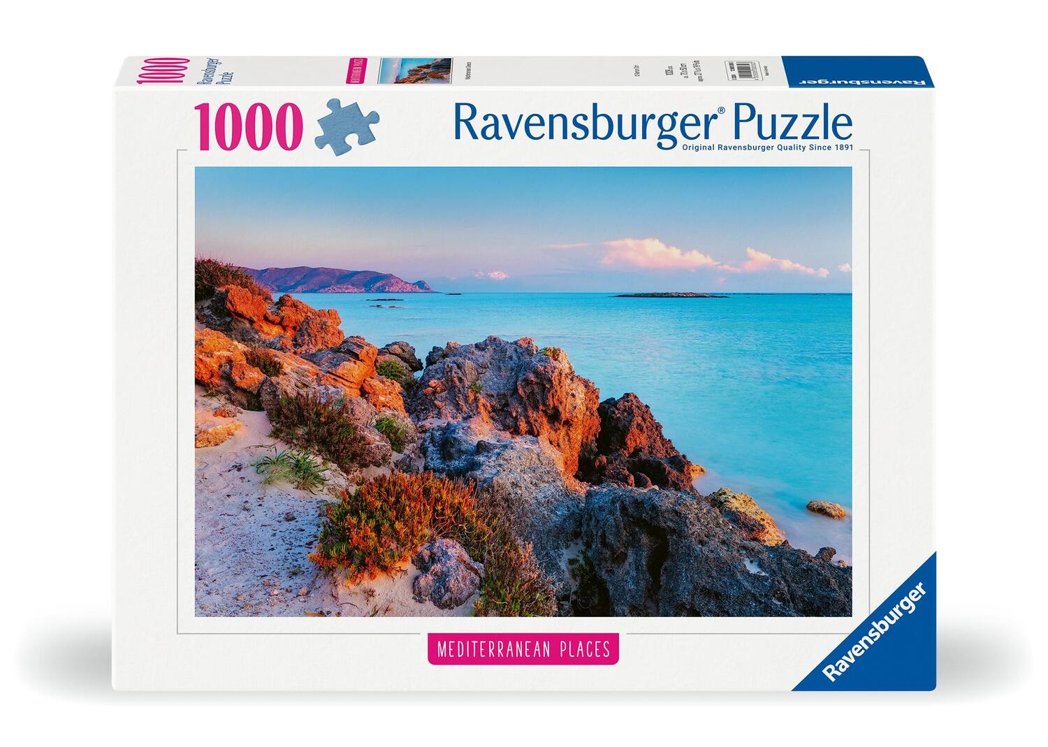 Cover: 4005555000303 | Ravensburger Puzzle 12000030 - Mediterrean Places Greece - 1000...