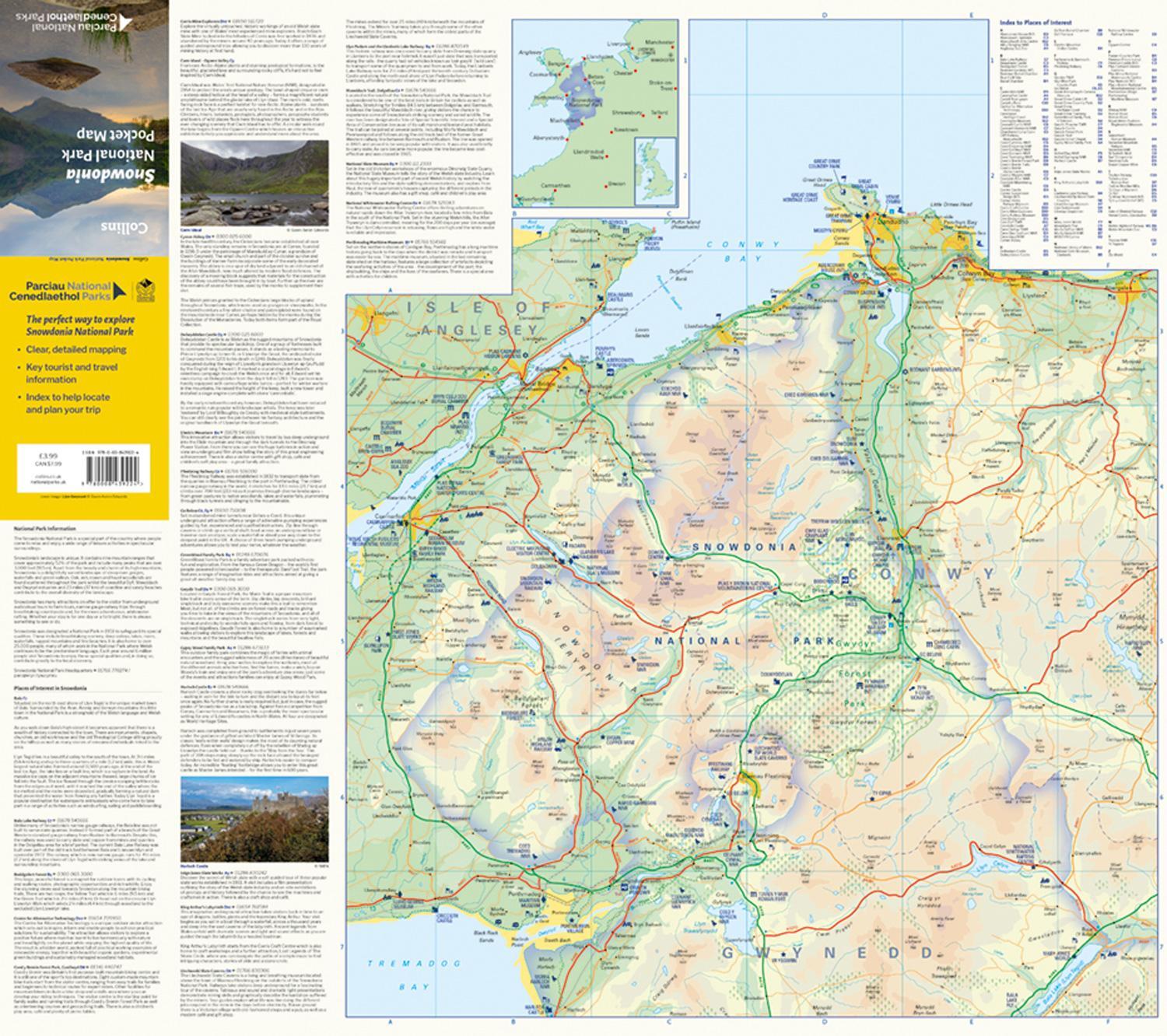 Bild: 9780008439224 | Snowdonia National Park Pocket Map | National Parks UK (u. a.) | 2021