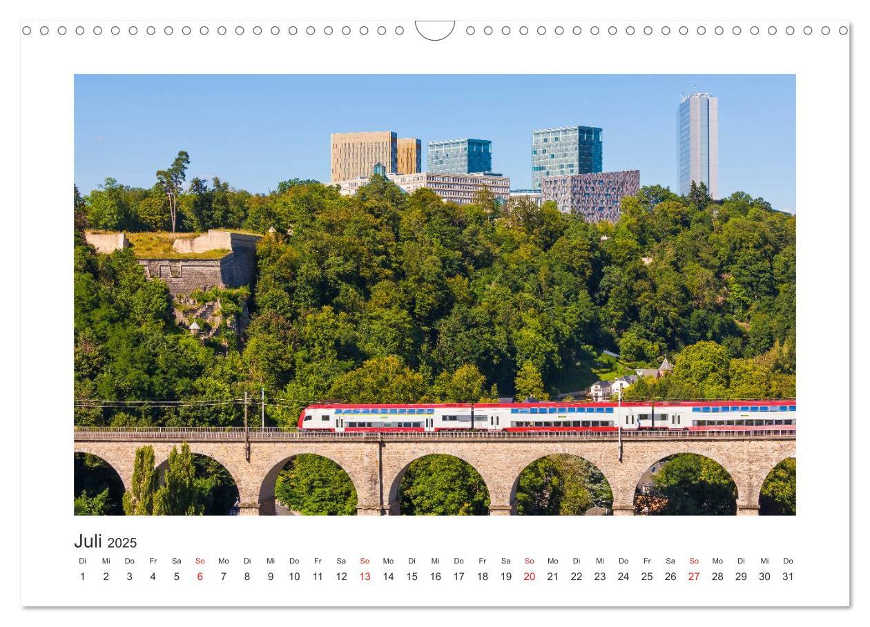 Bild: 9783435592159 | LUXEMBURG Stadt der Kontraste (Wandkalender 2025 DIN A3 quer),...