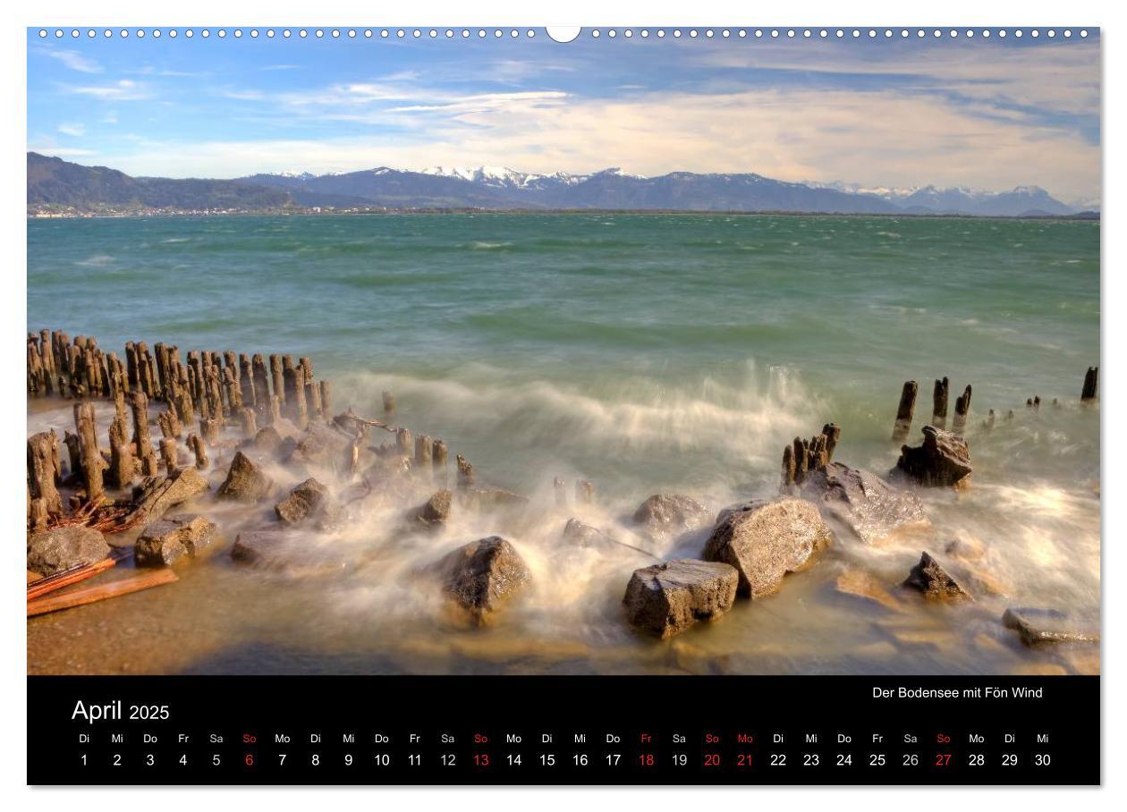 Bild: 9783435814275 | Bodensee (hochwertiger Premium Wandkalender 2025 DIN A2 quer),...