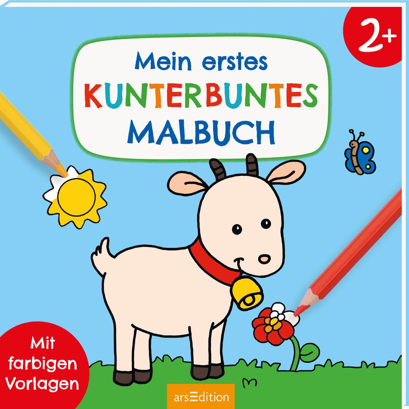 Cover: 9783845816500 | Mein erstes kunterbuntes Malbuch | Mit farbigen Vorlagen | Schmidt