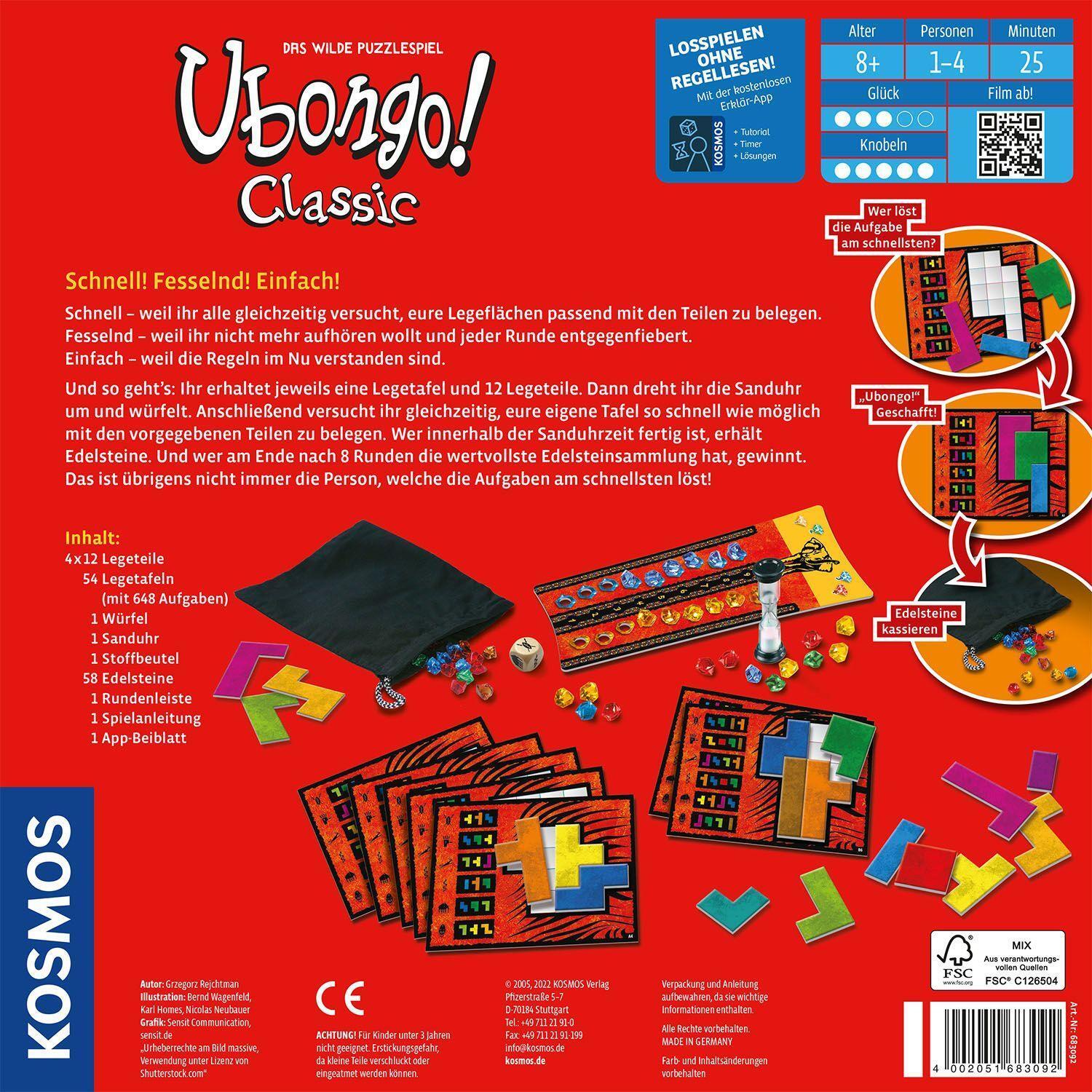 Bild: 4002051683092 | Ubongo Classic | Spiel | Deutsch | 2022 | Kosmos | EAN 4002051683092