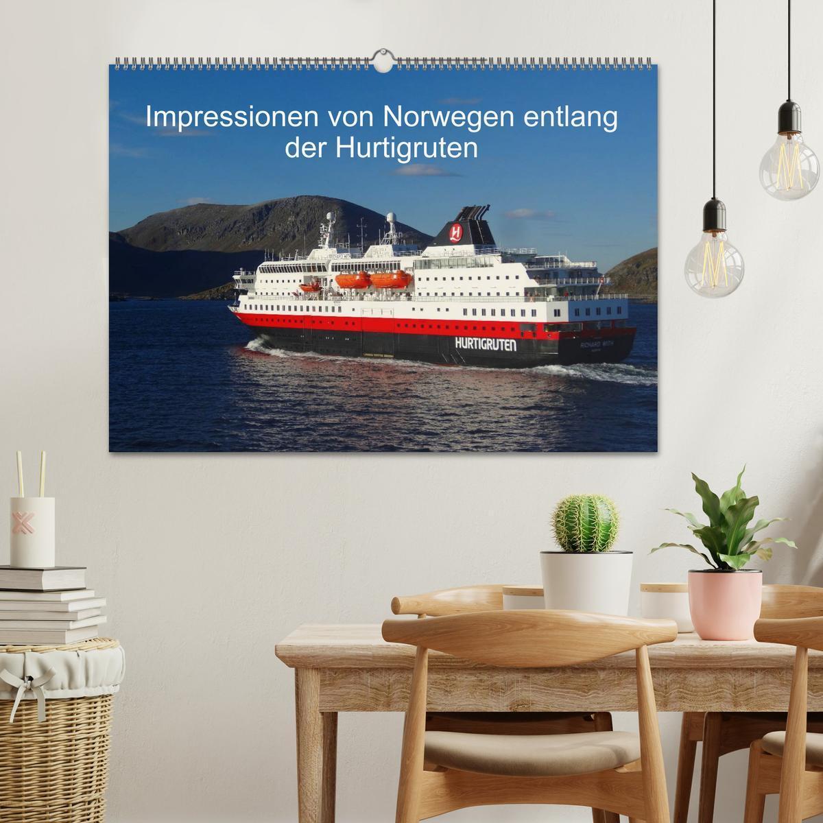 Bild: 9783435776504 | Impressionen von Norwegen entlang der Hurtigruten (Wandkalender...