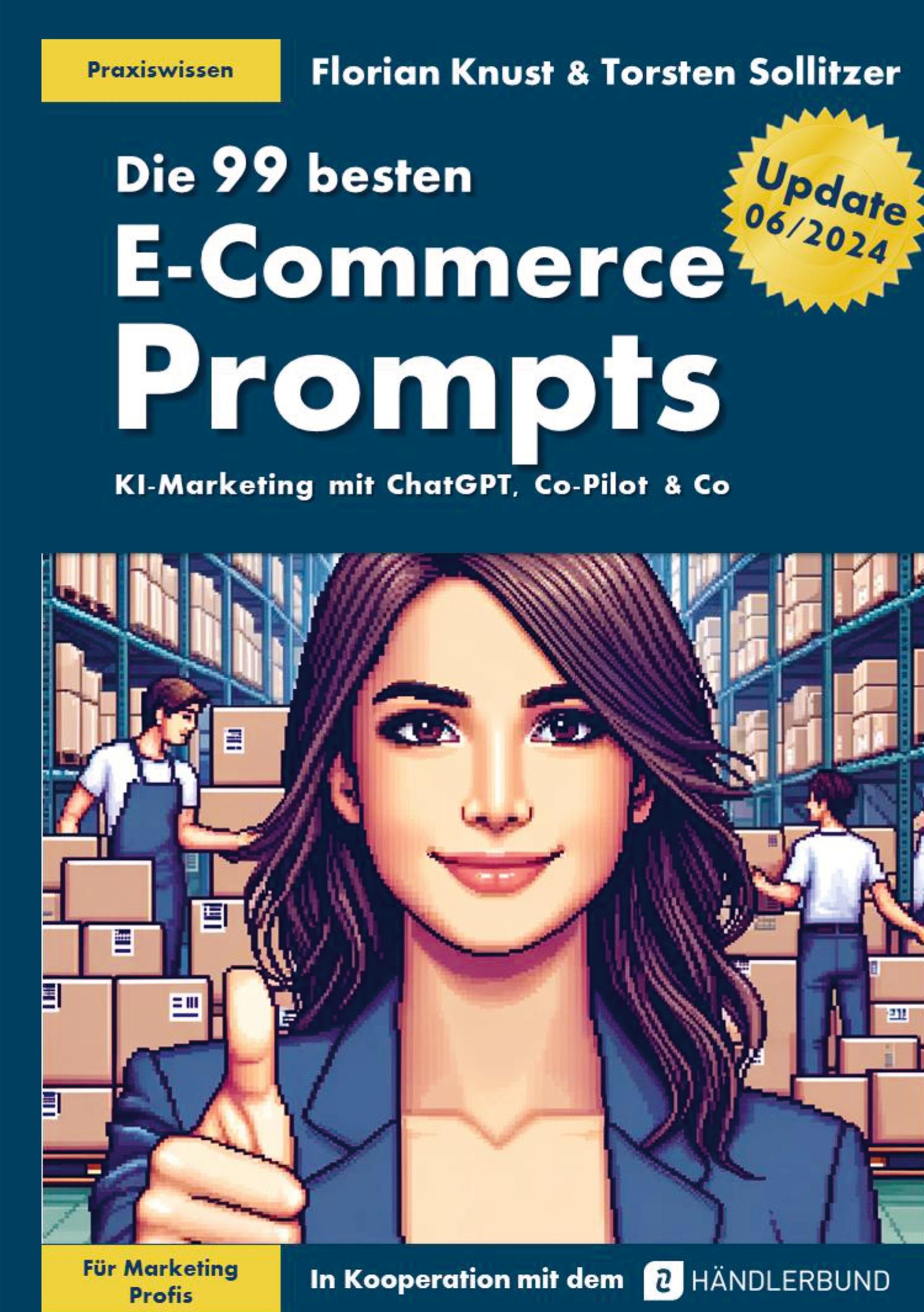 Cover: 9789403749570 | Die 99 besten E-Commerce Prompts | Florian Knust | Taschenbuch | 2024