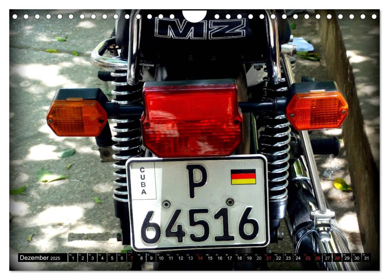 Bild: 9783435485406 | Motorrad-Legenden - MZ (Wandkalender 2025 DIN A4 quer), CALVENDO...