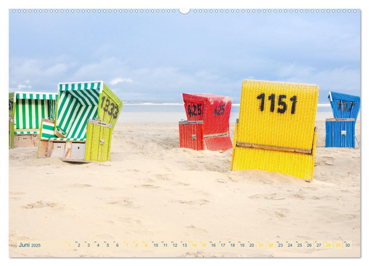 Bild: 9783435073191 | Am Strand von Langeoog (Wandkalender 2025 DIN A2 quer), CALVENDO...