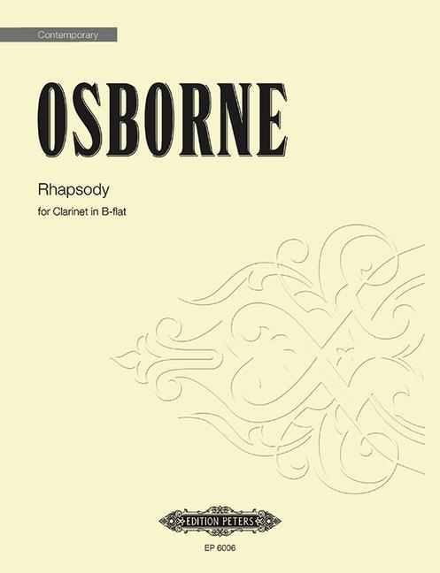 Cover: 9790300706665 | Rhapsody for Clarinet Solo | Sheet | Willson Osborne | Taschenbuch