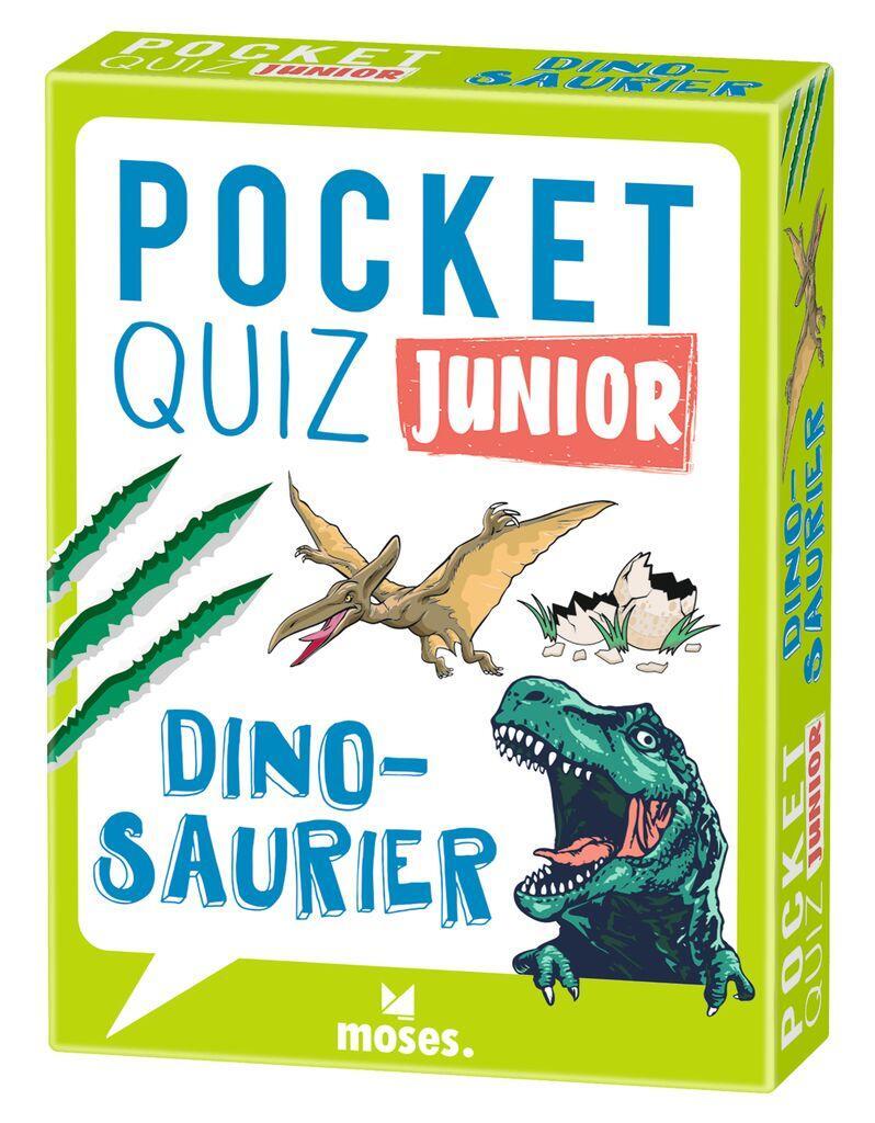 Cover: 9783964551504 | Pocket Quiz junior Dinosaurier | Jürgen Winzer | Spiel | Deutsch