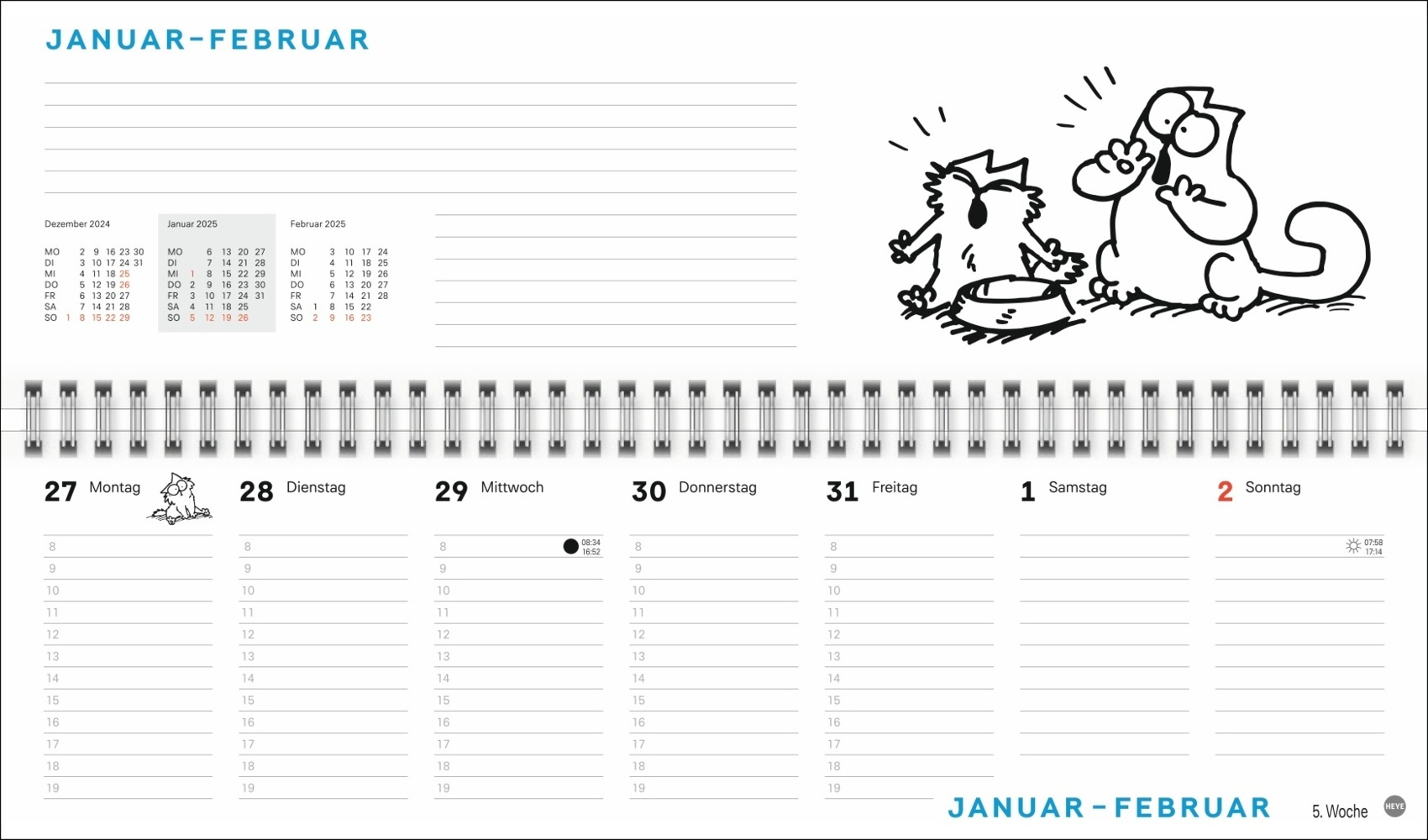 Bild: 9783756406524 | Simons Katze Büroplaner 2025 | Simon Tofield | Kalender | 112 S.