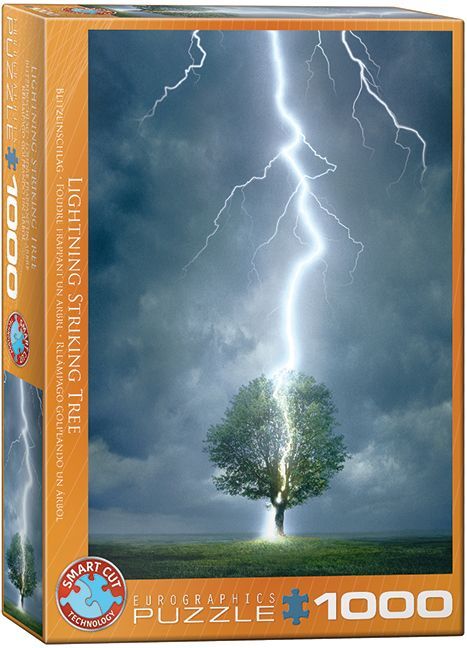 Bild: 628136645706 | Lighting Striking Tree (Puzzle) | Spiel | In Spielebox | 6000-4570