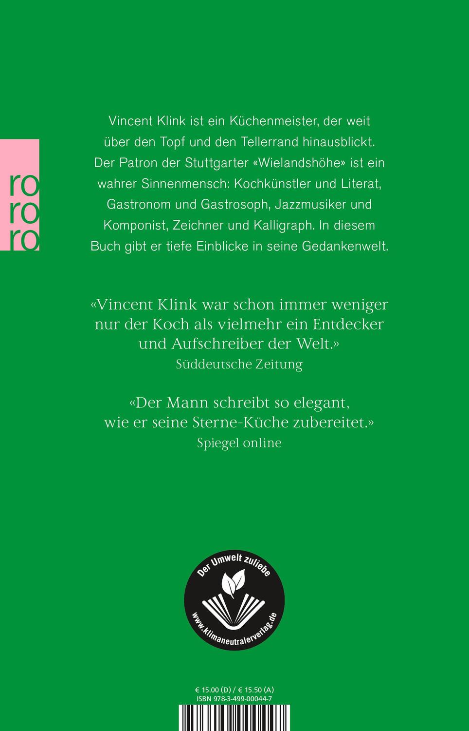 Rückseite: 9783499000447 | Angerichtet, herzhaft und scharf! | Aus meinem Tage- und Rezeptebuch