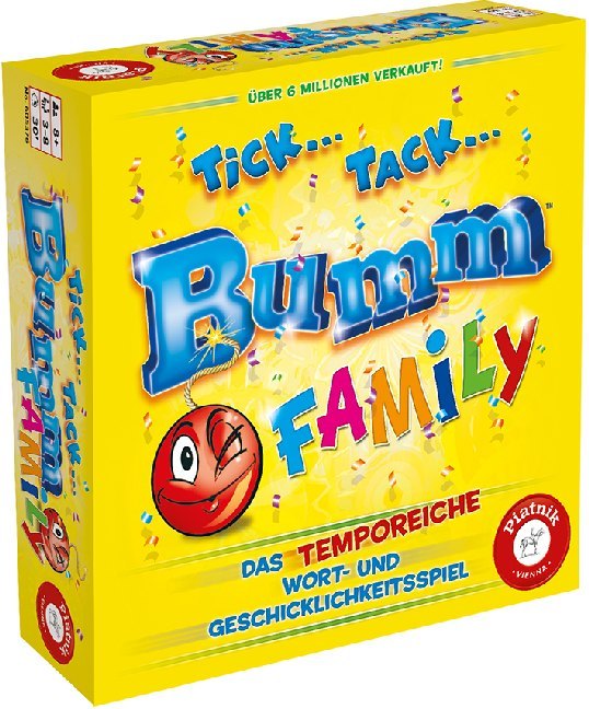 Cover: 9001890605376 | Tick Tack Bumm Family (Spiel) | Spiel | In Spielebox | 6053 | Deutsch