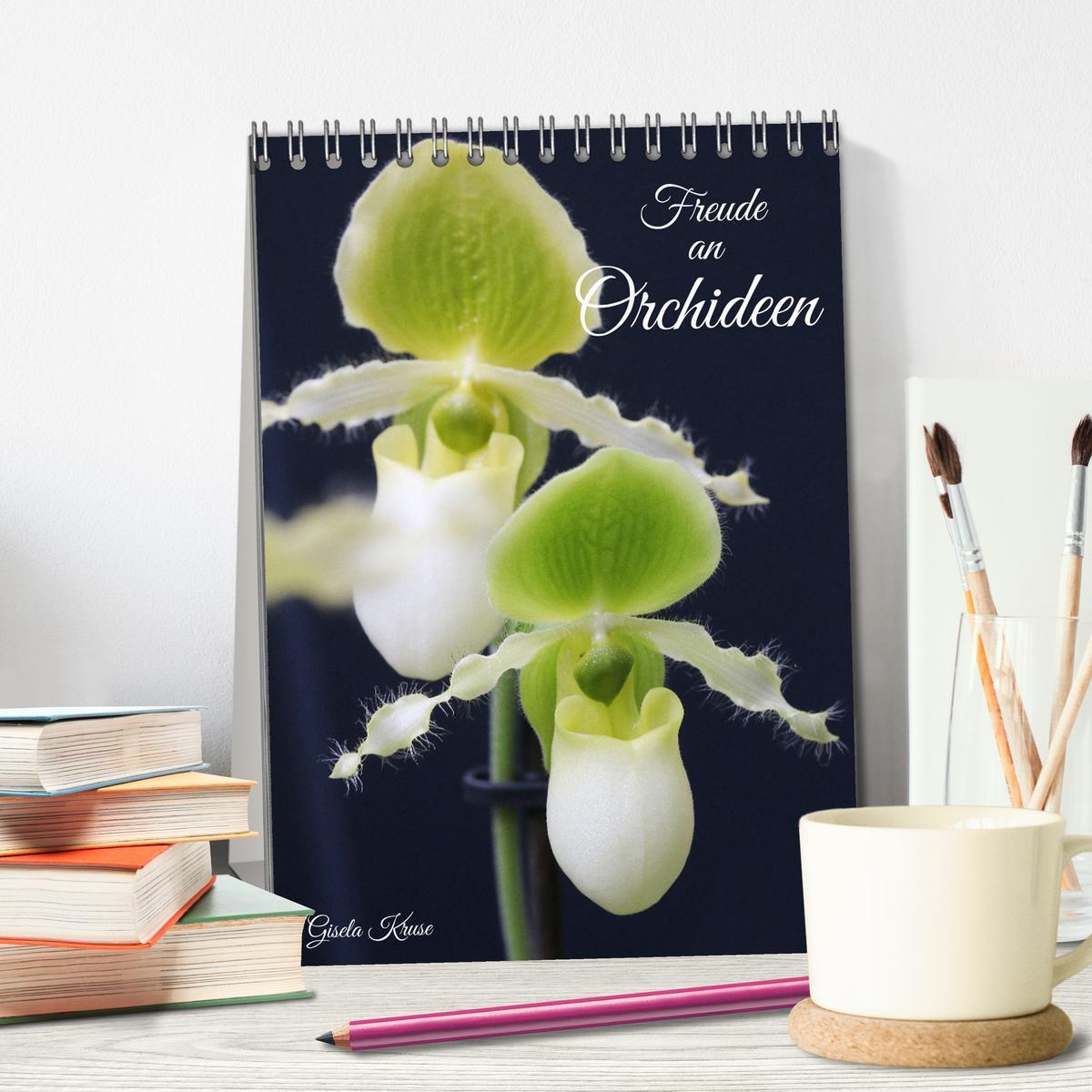 Bild: 9783435882557 | Freude an Orchideen (Tischkalender 2025 DIN A5 hoch), CALVENDO...