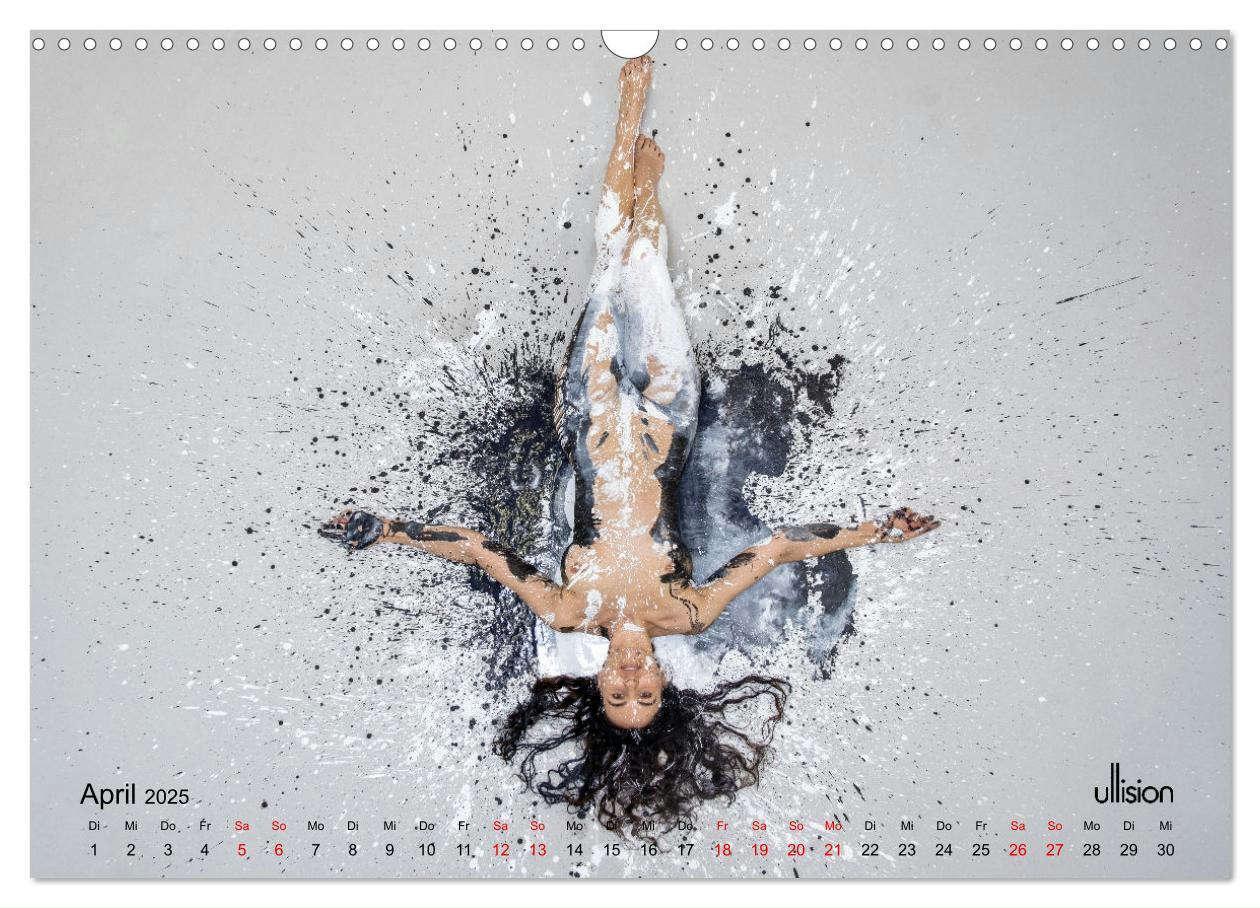 Bild: 9783383836671 | Akt in Farbe ¿ schwarzweiß (Wandkalender 2025 DIN A3 quer),...