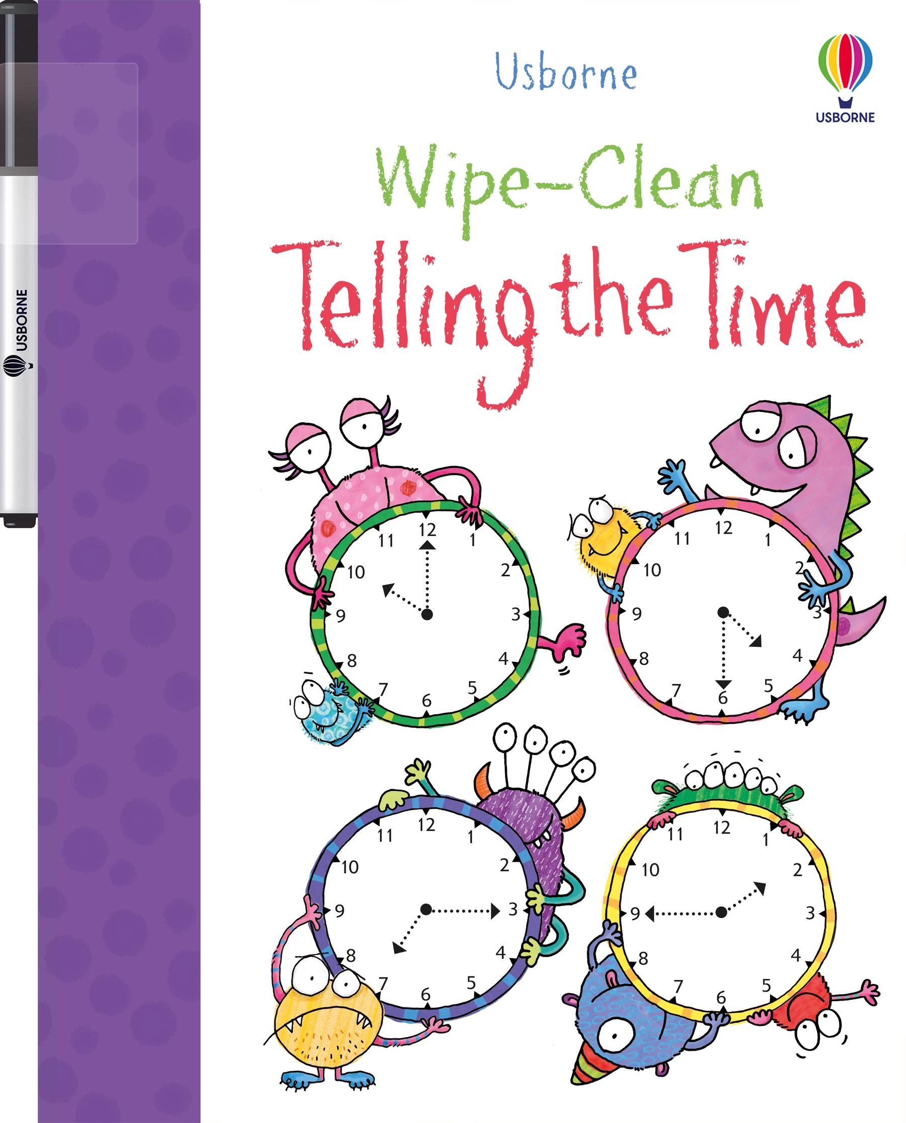 Cover: 9781409551737 | Wipe-clean Telling the Time | Jessica Greenwell | Taschenbuch | 24 S.