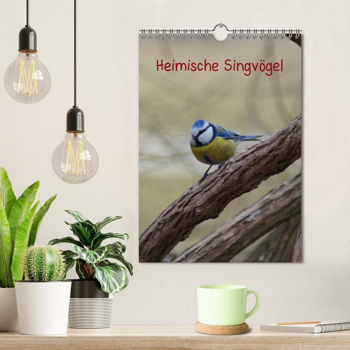 Bild: 9783457086025 | Heimische Singvögel (Wandkalender 2025 DIN A4 hoch), CALVENDO...