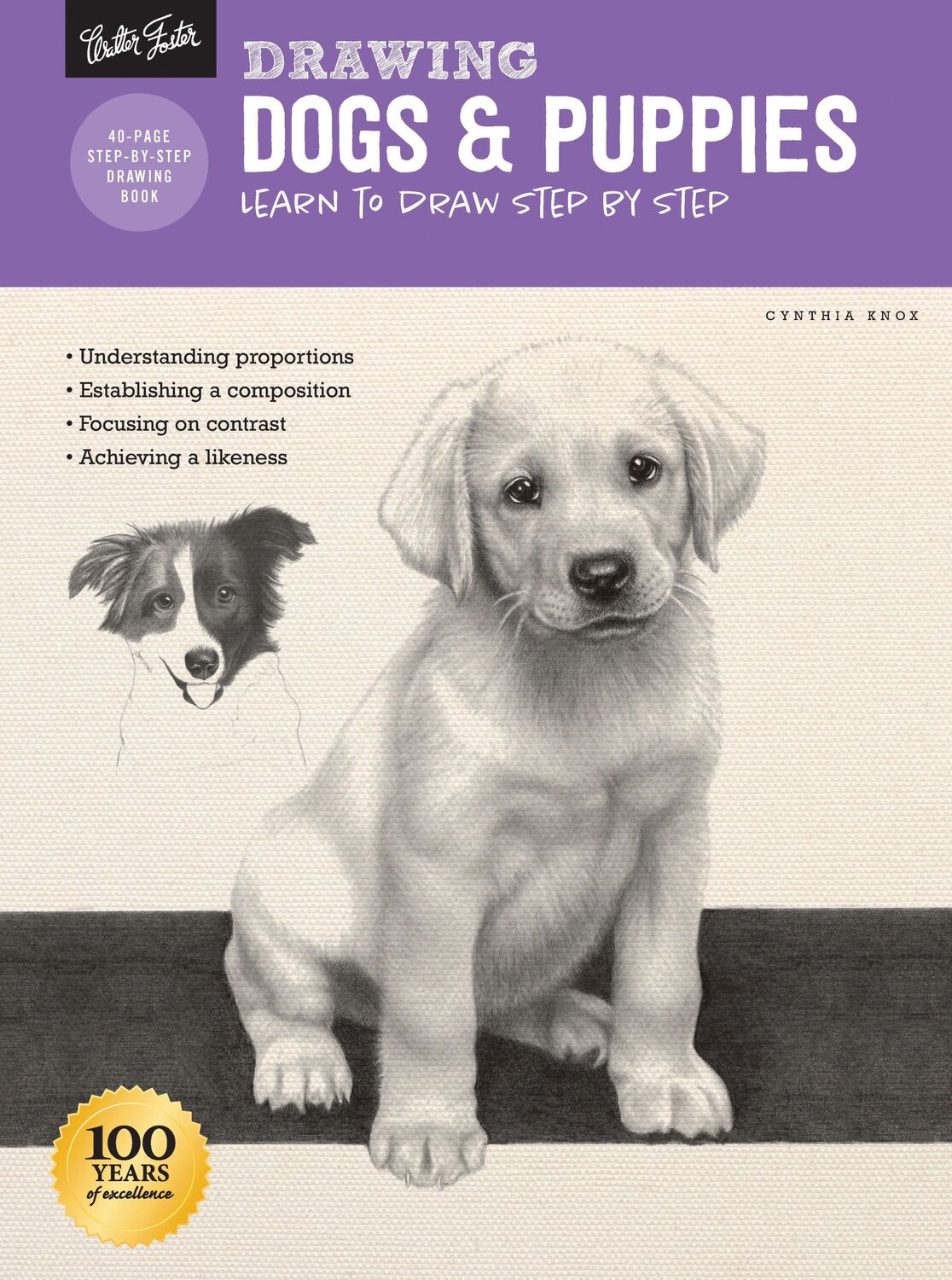 Cover: 9781633227996 | Drawing: Dogs &amp; Puppies | Learn to draw step by step | Cynthia Knox