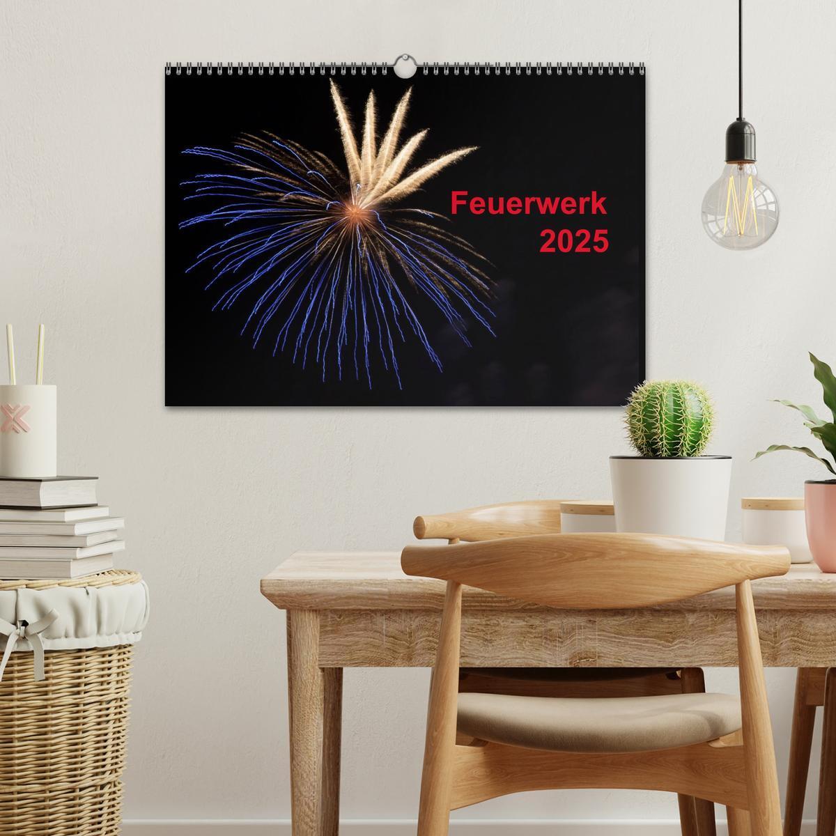 Bild: 9783435789665 | Feuerwerk (Wandkalender 2025 DIN A3 quer), CALVENDO Monatskalender