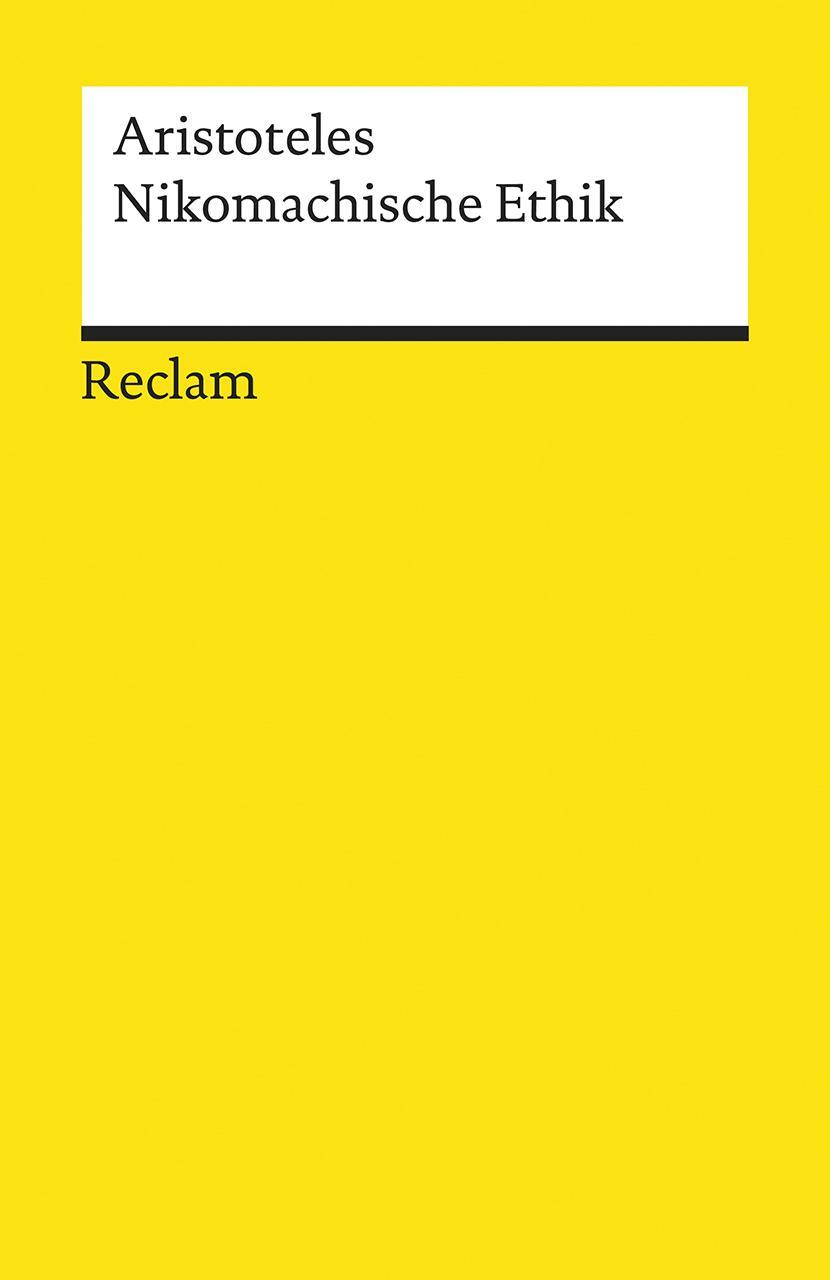 Cover: 9783150194485 | Nikomachische Ethik | Aristoteles | Taschenbuch | Deutsch | 2017