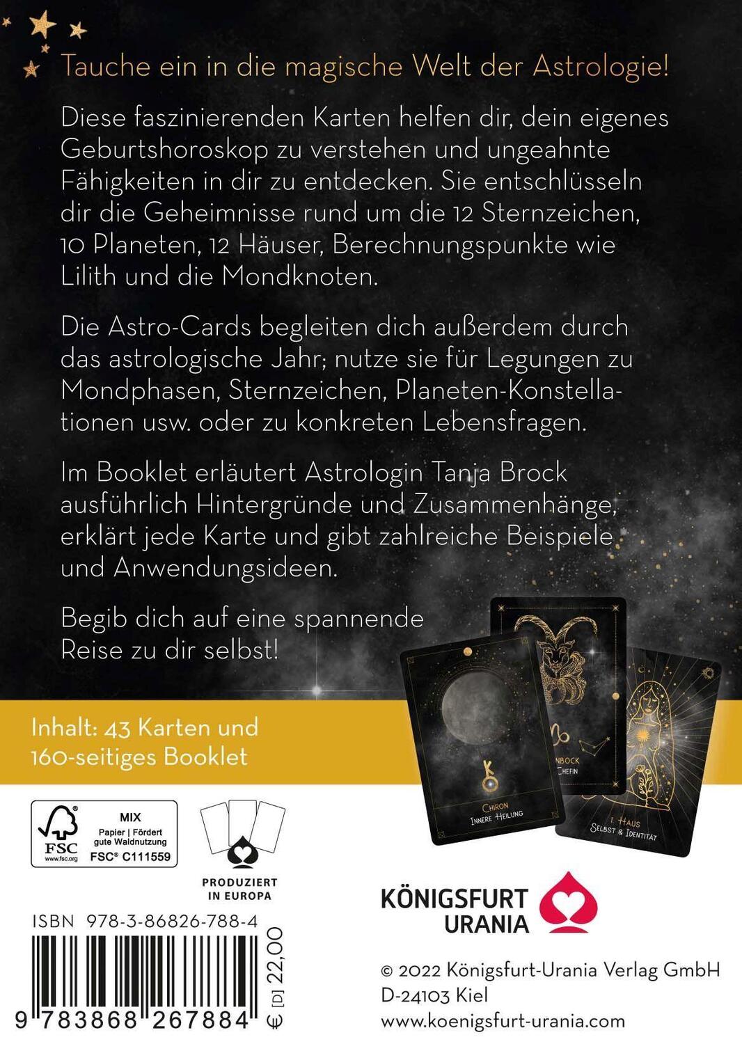 Bild: 9783868267884 | Astro-Cards | Tanja Brock | Buch | 160 S. | Deutsch | 2022