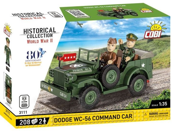 Cover: 5902251031114 | COBI Historical Collection 3111 - Dodge WC-56 Command Car, Bausatz...