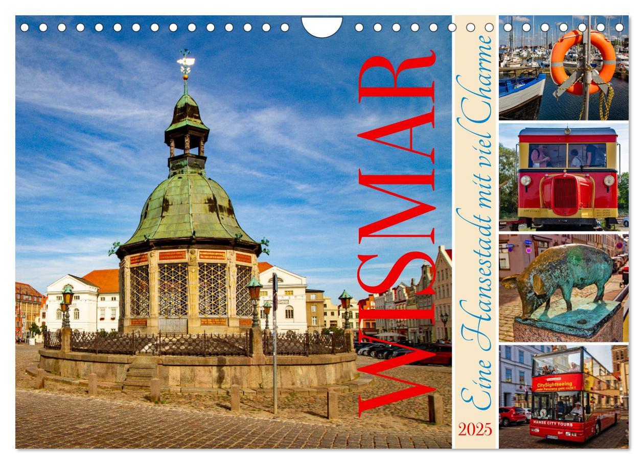 Cover: 9783435475384 | Wismar ¿ Eine Hansestadt mit viel Charme (Wandkalender 2025 DIN A4...