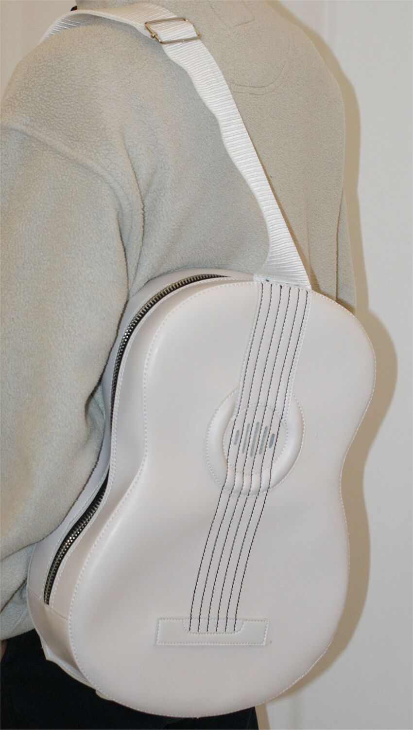 Cover: 5020679572955 | Musicwear - Acoustic-Style Shoulder Bag - White | Tragtasche