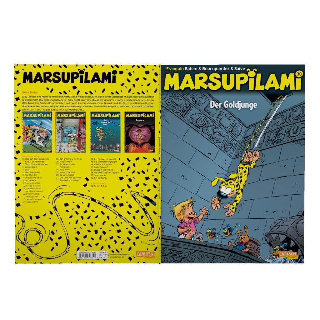 Bild: 9783551796745 | Marsupilami 30: Der Goldjunge | Abenteuercomics für Kinder ab 8 | Buch