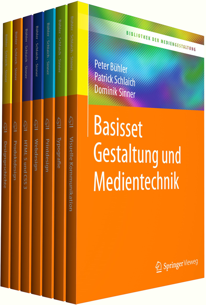 Cover: 9783662593271 | Bibliothek der Mediengestaltung - Basisset Gestaltung und...